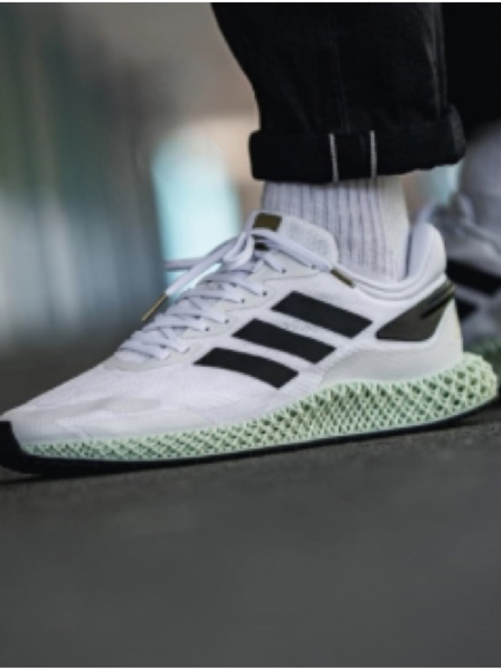 ADIDAS Big Kids 4D Run 1.0 Superstar White Black Fashion Sneakers | 4.5